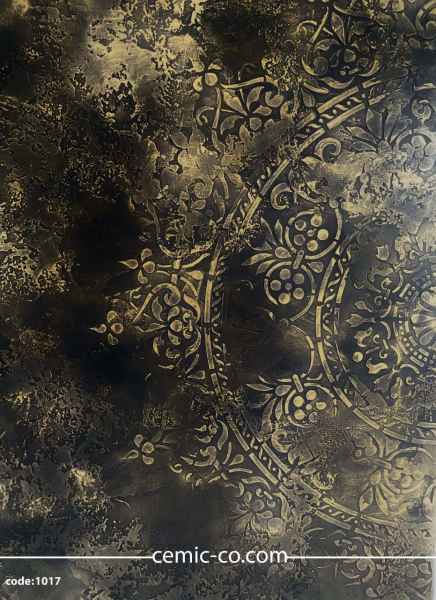 میکروسمنت با شابلون برجسته ماندلا